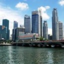 Singapore-skyline-water