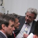 Jean-Marie Sermier, Jean-Louis Borloo and Eric Ravoyard