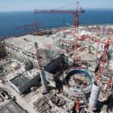 EPR nuclear reactor being built in Flamanville, France