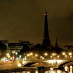 Eiffel tower without its lights