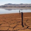 Parched earth because of climate change