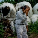 A Japanese farmer in Odaka. Photo credit NYTimes.