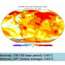 NASA 2013 annual temperature anomalies